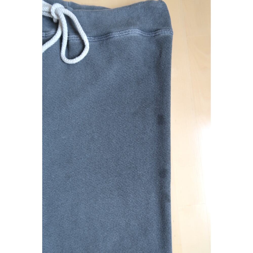 THE GREAT The Wide Leg Cropped Sweatpant Lounge Washed Black Shopbop 0 XS $195 - Picture 7 of 11